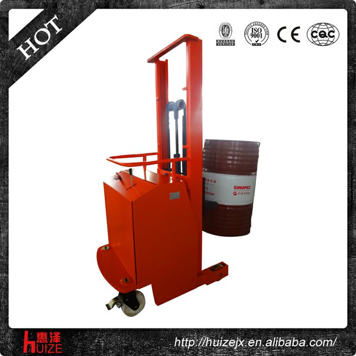 2半電動(dòng)配重油桶車(chē)（無(wú)底腿，只堆垛，不翻轉(zhuǎn)）